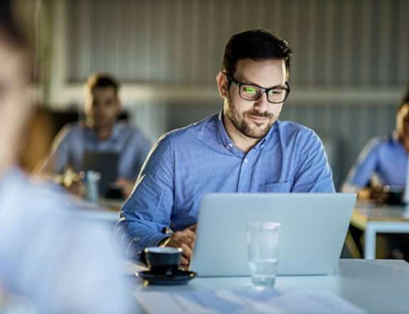 Man Attending Seminar