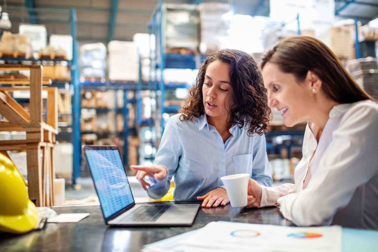 Supply chain warehouse laptop
