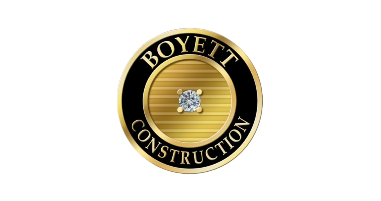 The Boyett Construction logo on a white background
